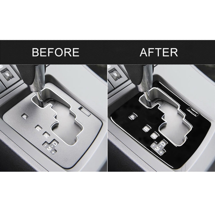 For Mazda 3 Axela 2010-2013 2 in 1 Car Gear Panel Decorative Sticker, Left Drive