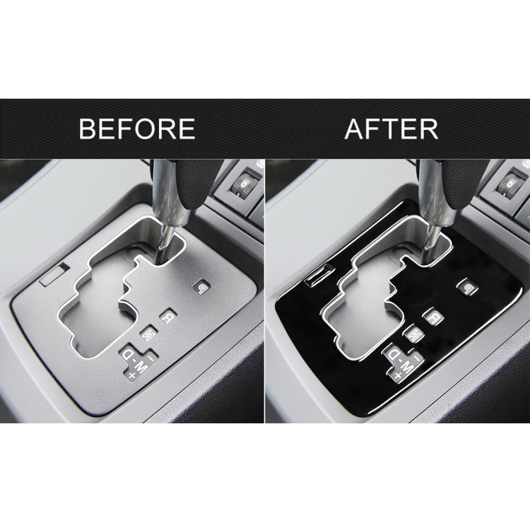 For Mazda 3 Axela 2010-2013 2 in 1 Car Gear Panel Decorative Sticker, Right Drive