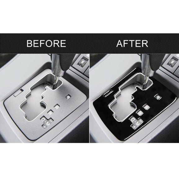 For Mazda 3 Axela 2010-2013 2 in 1 Car Gear Panel Decorative Sticker, Right Drive