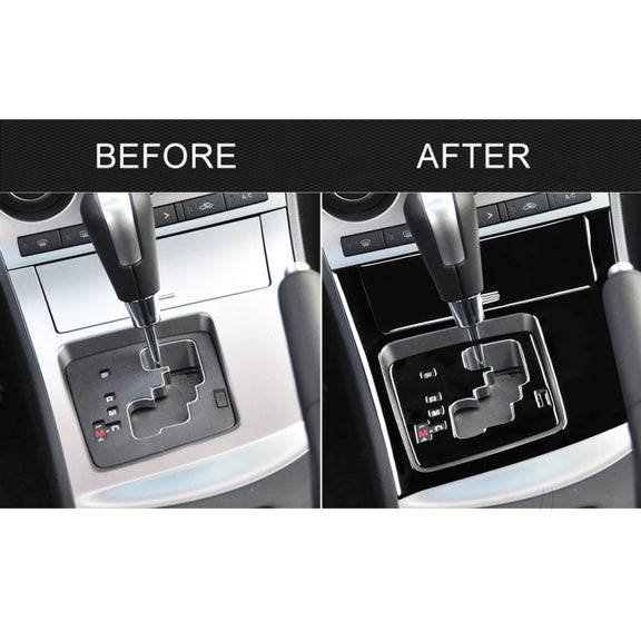 For Mazda 3 Axela 2010-2013 4 in 1 Car Gear Panel Set A Decorative Sticker, Left Drive