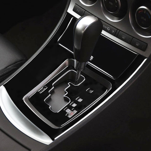 For Mazda 3 Axela 2010-2013 4 in 1 Car Gear Panel Set A Decorative Sticker, Right Drive