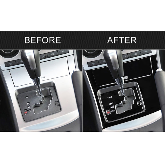 For Mazda 3 Axela 2010-2013 4 in 1 Car Gear Panel Set A Decorative Sticker, Right Drive