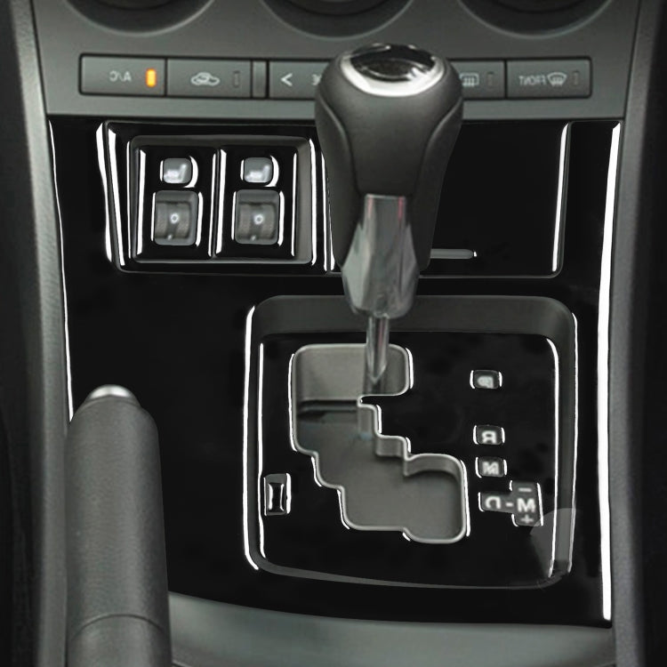 For Mazda 3 Axela 2010-2013 7 in 1 Car Gear Panel Set B Decorative Sticker, Right Drive