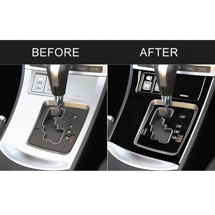 For Mazda 3 Axela 2010-2013 7 in 1 Car Gear Panel Set B Decorative Sticker, Right Drive