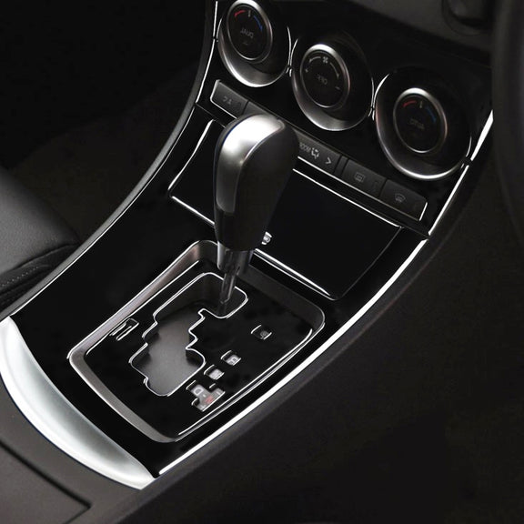 For Mazda 3 Axela 2010-2013 6 in 1 Car AC Gear Panel Set A Decorative Sticker, Right Drive
