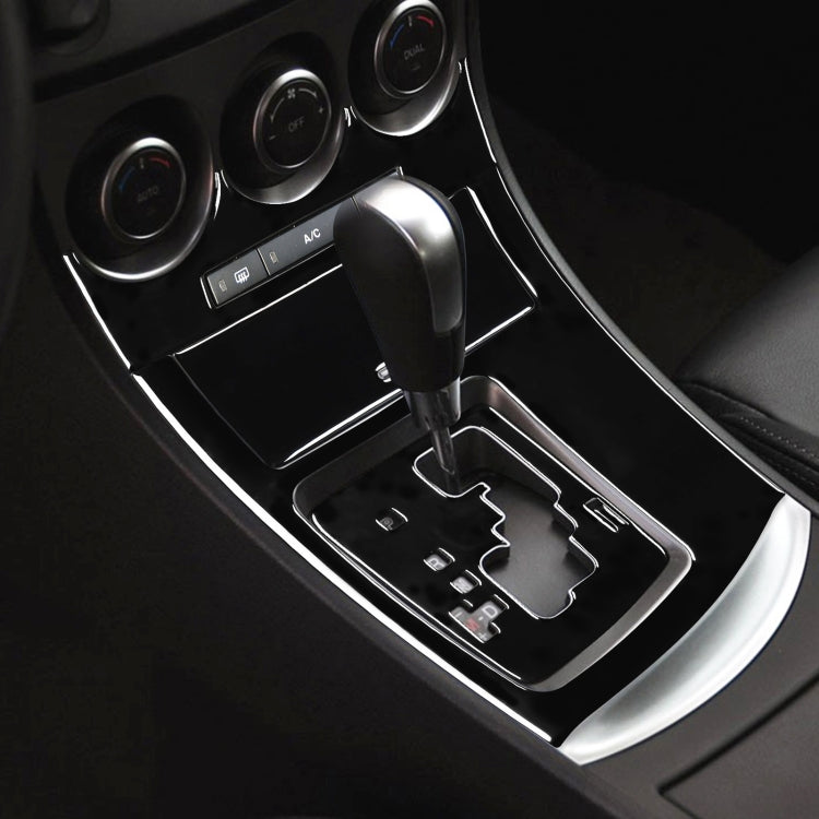 For Mazda 3 Axela 2010-2013 6 in 1 Car AC Gear Panel Set B Decorative Sticker, Left Drive