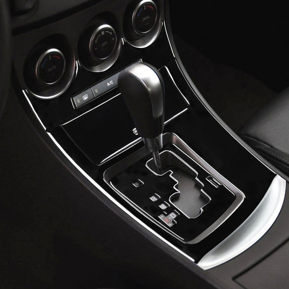 For Mazda 3 Axela 2010-2013 6 in 1 Car AC Gear Panel Set B Decorative Sticker, Left Drive