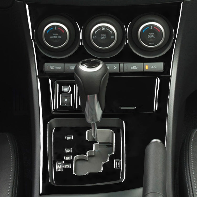 For Mazda 3 Axela 2010-2013 9 in 1 Car AC Gear Panel Set C Decorative Sticker, Left Drive