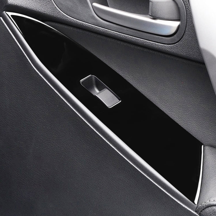 For Mazda 3 Axela 2010-2013 4 in 1 Car Window Lift Panel Decorative Sticker, Left Drive