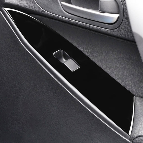 For Mazda 3 Axela 2010-2013 4 in 1 Car Window Lift Panel Decorative Sticker, Left Drive