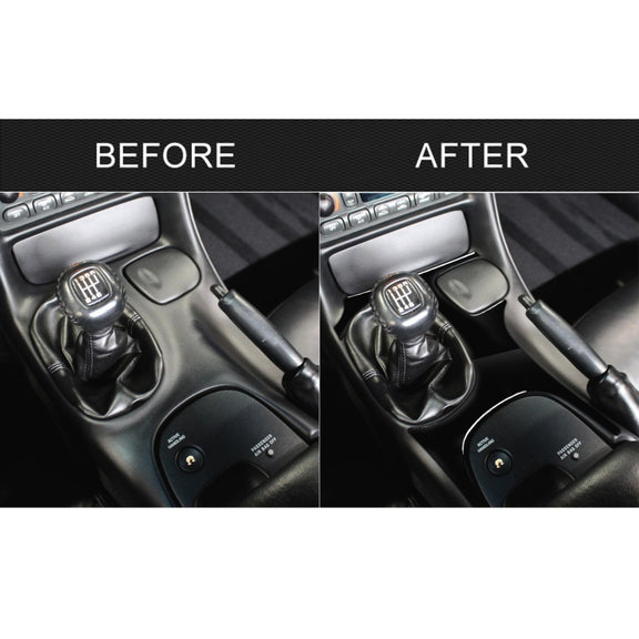 For Chevrolet Corvette C5 1998-2004 Car Gear Panel Decorative Sticker, Left Drive