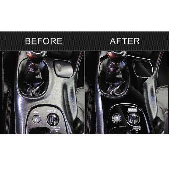 For Chevrolet Corvette C5 1998-2004 3 in 1 Car Gear Panel D Decorative Sticker, Left Drive