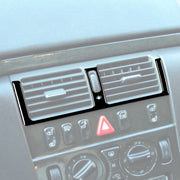 For Mercedes-Benz E-Class W210 1996-2002 Car Central AC Air Outlet Decorative Sticker, Left and Right Drive Universal