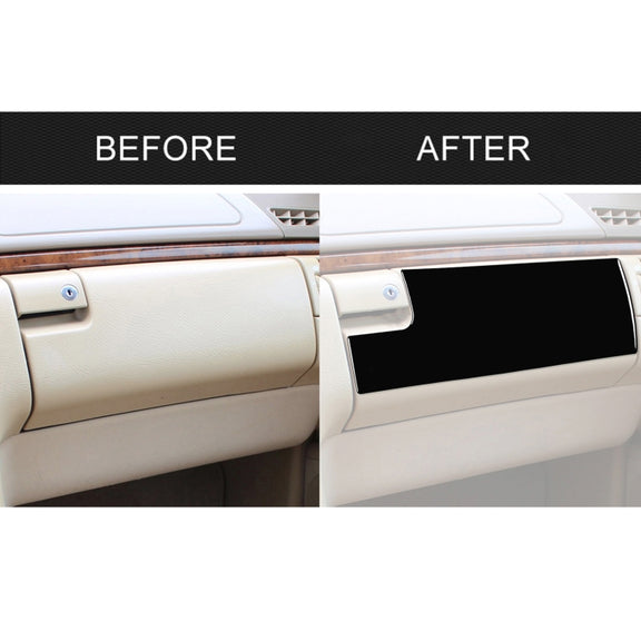 For Mercedes-Benz E-Class W210 1996-2002 Car Passenger Storage Box Decorative Sticker, Left Drive