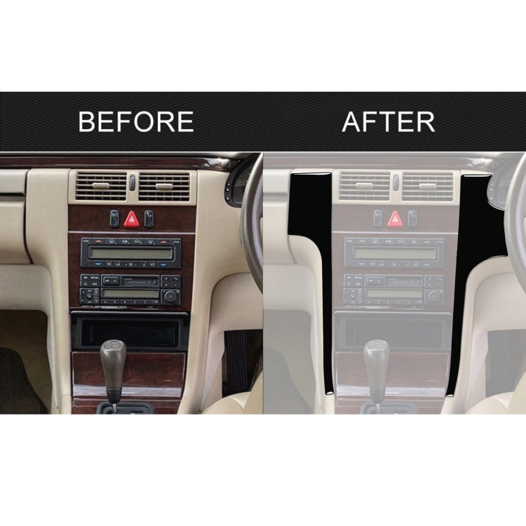 For Mercedes-Benz E-Class W210 1996-2002 Car Center Console Side Decorative Sticker, Right Drive