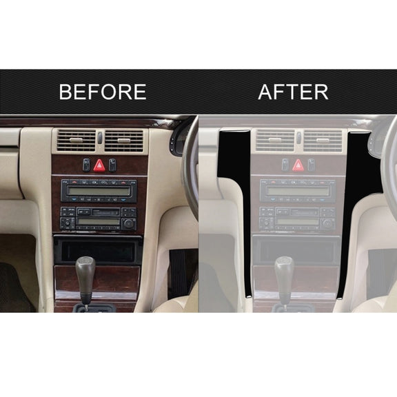 For Mercedes-Benz E-Class W210 1996-2002 Car Center Console Side Decorative Sticker, Right Drive