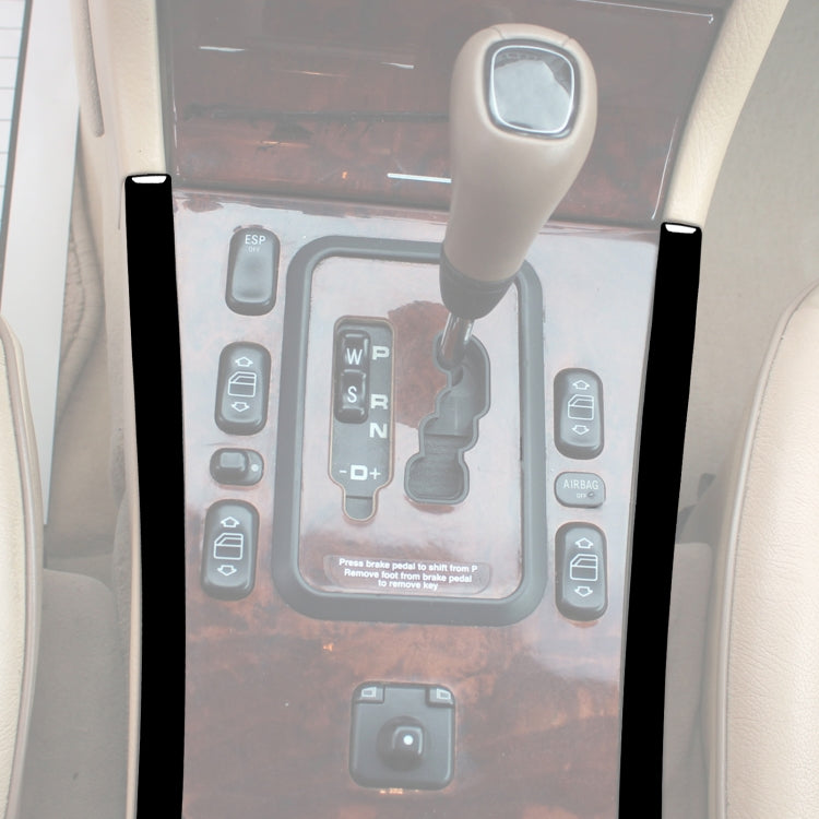 For Mercedes-Benz E-Class W210 1996-2002 Car Gear Decorative Sticker, Left and Right Drive Universal