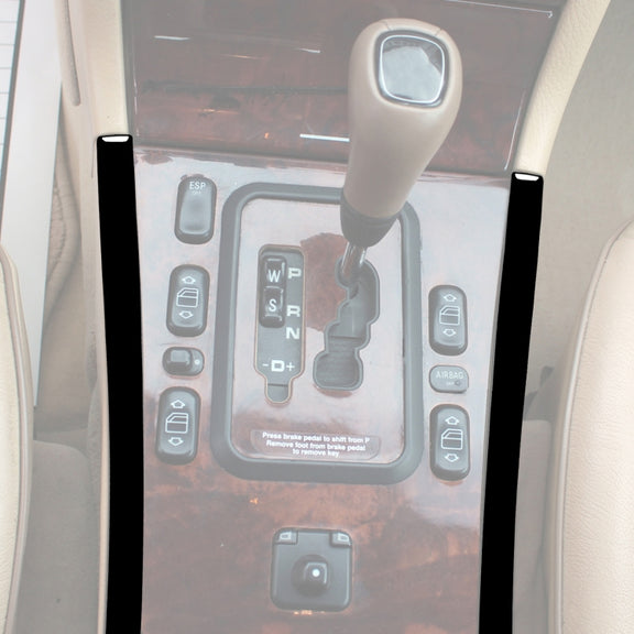 For Mercedes-Benz E-Class W210 1996-2002 Car Gear Decorative Sticker, Left and Right Drive Universal