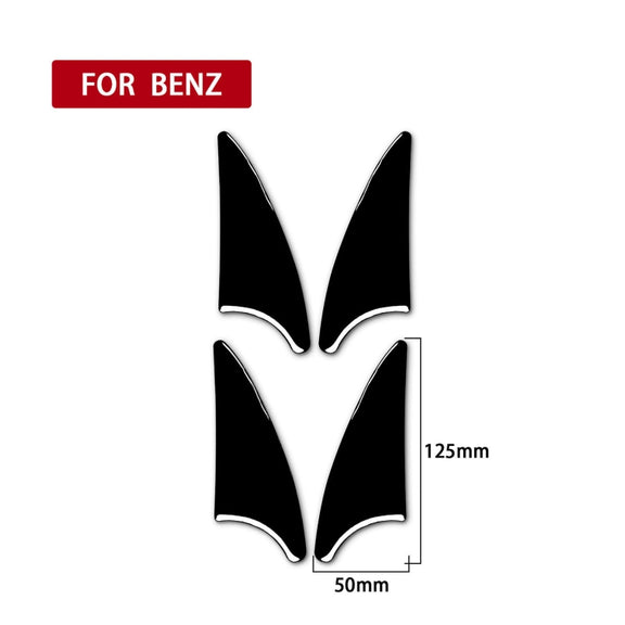 For Mercedes-Benz E-Class W210 1996-2002 Car Door Corner Decorative Sticker, Left and Right Drive Universal