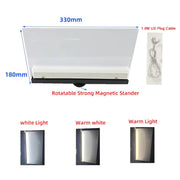Paintless Dent Repair Removal Tool Checking Reflector Line Tricolor Detection Board, US Plug