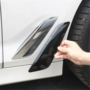 Car ABS Fender Decorative Sticker for BMW 5 Series 525Li 530Li, Bright Black