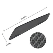 Car ABS Fender Decorative Sticker for BMW 5 Series 525Li 530Li, Carbon Fiber Texture