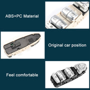 Car Auto Electronic Window Master Control Switch Button for Mercedes-Benz C Class W205 2015-2021 (Brown)