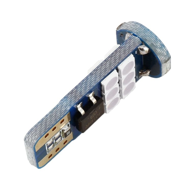 2 PCS T10 DC12 / 1W 9LEDs SMD-3030 Car Clearance Light(Blue Light)