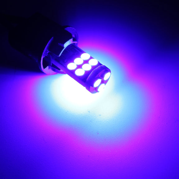 2 PCS T10 DC12 / 1W 9LEDs SMD-3030 Car Clearance Light(Blue Light)