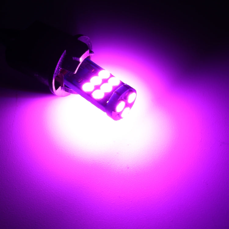 2 PCS T10 DC12 / 1W 9LEDs SMD-3030 Car Clearance Light(Pink Light)