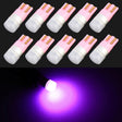 10 PCS T10 / W5W / 168 / 194 DC12V / 0.6W 1LEDs SMD-3030 Car Clearance Light (Purple Light) - Clearance Lights by PMC TechLife | Online Shopping South Africa | PMC TechLife | Buy Now Pay Later Mobicred