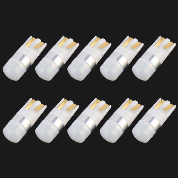 10 PCS T10 / W5W / 168 / 194 DC12V / 0.6W 1LEDs SMD-3030 Car Clearance Light (White Light)