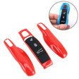 Car Plastic Key Shell Key Case for Porsche (Red) - Car Key Cases by PMC TechLife | Online Shopping South Africa | PMC TechLife