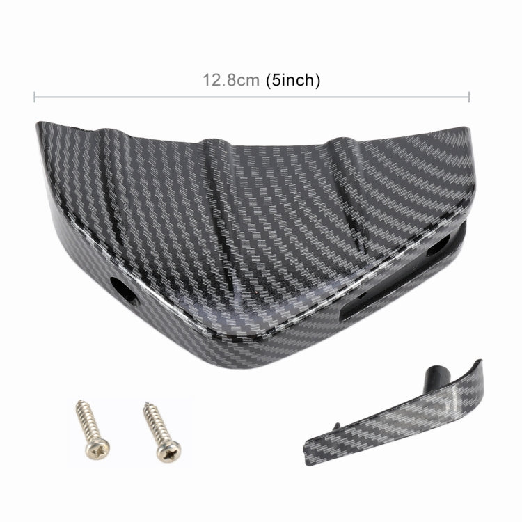 Universal Car-styling Carbon Fiber Texture Plastic Rear Spat Valance Lip