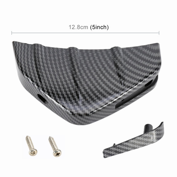 Universal Car-styling Carbon Fiber Texture Plastic Rear Spat Valance Lip