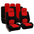 9 in 1 Universal Four Seasons Anti-Slippery Cushion Mat Set for 5 Seat Car, Style:Ordinary (Red) - Seat Accessories by PMC TechLife | Online Shopping South Africa | PMC TechLife | Buy Now Pay Later Mobicred