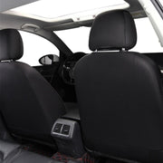 4 in 1 Universal PU Leather Four Seasons Anti-Slippery Front Seat Cover Cushion Mat Set for 2 Seat Car (Brown)