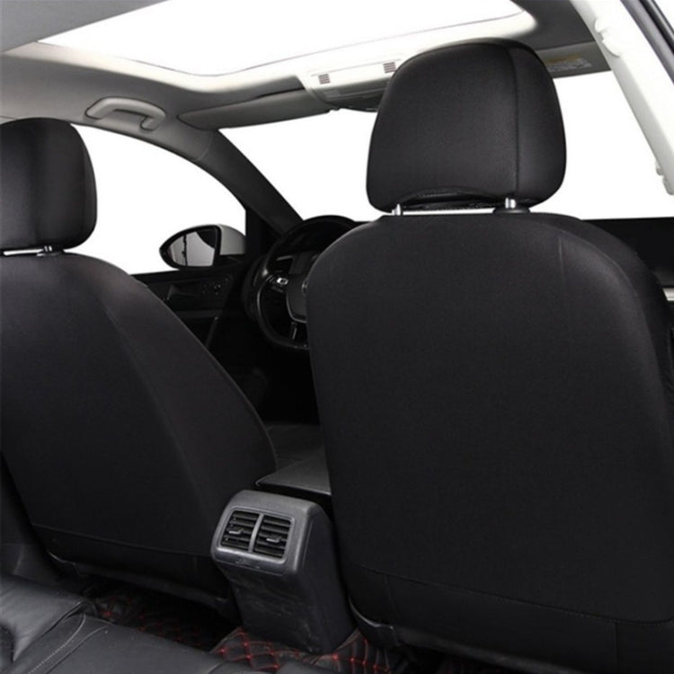 4 in 1 Universal PU Leather Four Seasons Anti-Slippery Front Seat Cover Cushion Mat Set for 2 Seat Car (Brown)