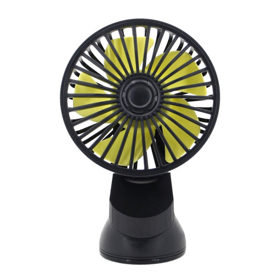 F402 Portable Car Center Console Sucker Electric Cooling Fan with Aromatherapy