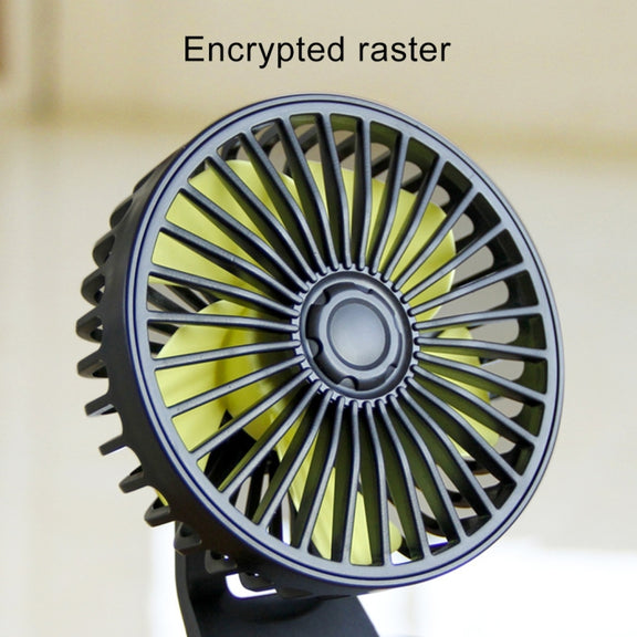 F402 Portable Car Center Console Sucker Electric Cooling Fan with Aromatherapy