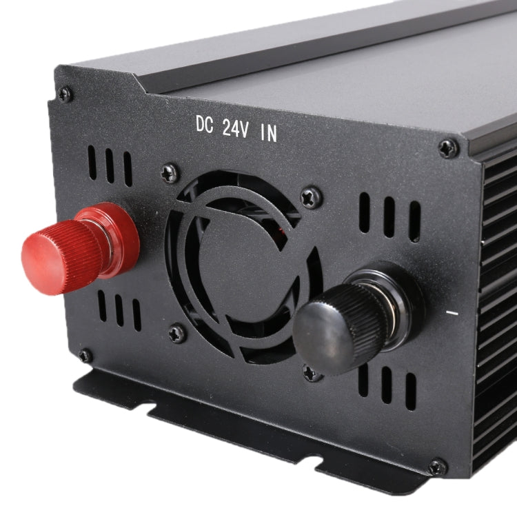 3000W DC 24V to AC 220V Car Multi-functional Sine Wave Power Inverter, Random Color Delivery