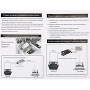 3000W DC 24V to AC 220V Car Multi-functional Sine Wave Power Inverter, Random Color Delivery