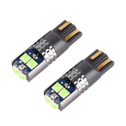2 PCS T10 / W5W / 168 DC12-24V / 1.8W / 6000K / 140LM Car Clearance Light 4LEDs SMD-3030 Lamp Beads with Decoding & Constant Current (Ice Blue Light)