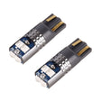 2 PCS T10 / W5W / 168 DC12-24V / 1.8W / 6000K / 140LM Car Clearance Light 4LEDs SMD-3030 Lamp Beads with Decoding & Constant Current (Blue Light) - Clearance Lights by PMC TechLife | Online Shopping South Africa | PMC TechLife | Buy Now Pay Later Mobicred