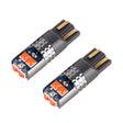 2 PCS T10 / W5W / 168 DC12-24V / 1.8W / 6000K / 140LM Car Clearance Light 4LEDs SMD-3030 Lamp Beads with Decoding & Constant Current (Pink Light) - Clearance Lights by PMC TechLife | Online Shopping South Africa | PMC TechLife | Buy Now Pay Later Mobicred