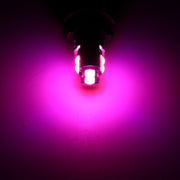 2 PCS T10 / W5W / 168 DC12-24V / 1.8W / 6000K / 140LM Car Clearance Light 4LEDs SMD-3030 Lamp Beads with Decoding & Constant Current (Pink Light)