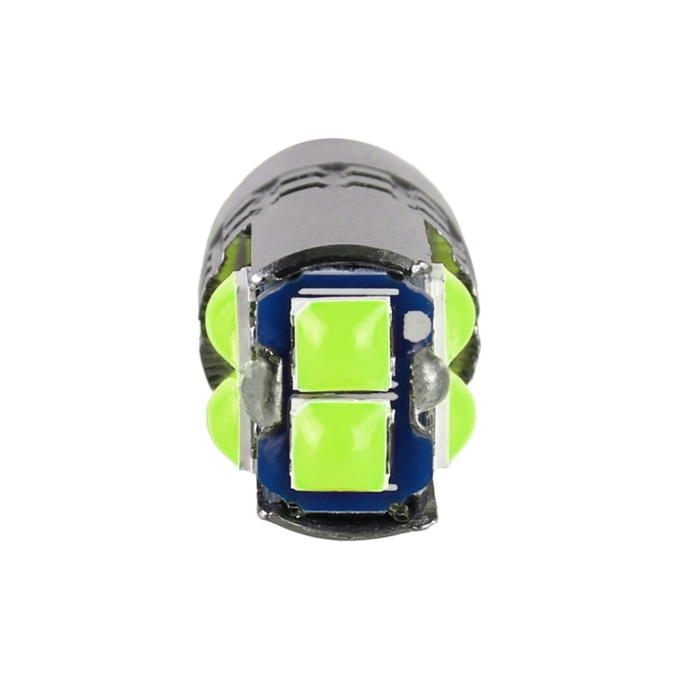 2 PCS T10 / W5W / 168 DC12-24V / 1.8W / 6000K / 140LM Car Clearance Light 4LEDs SMD-3030 Lamp Beads with Decoding & Constant Current (Green Light)