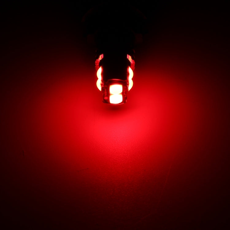 2 PCS T10 / W5W / 168 DC12-24V / 1.8W / 6000K / 140LM Car Clearance Light 4LEDs SMD-3030 Lamp Beads with Decoding & Constant Current (Red Light)