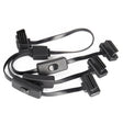 16PIN Car Ultra-thin OBD Diagnostic Extended Cable OBD2 Cable with Switch - Cables & Connectors by PMC TechLife | Online Shopping South Africa | PMC TechLife | Buy Now Pay Later Mobicred