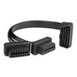 2 in 1 16PIN Car Straight Head OBD Diagnostic Extended Cable OBD2 Cable - Cables & Connectors by PMC TechLife | Online Shopping South Africa | PMC TechLife | Buy Now Pay Later Mobicred